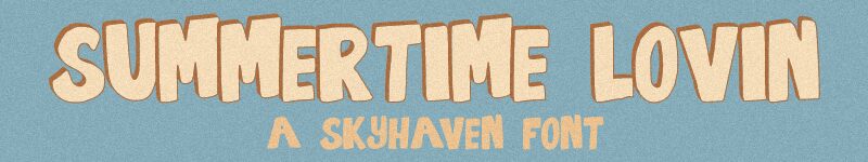 Summertime Lovin Czcionka