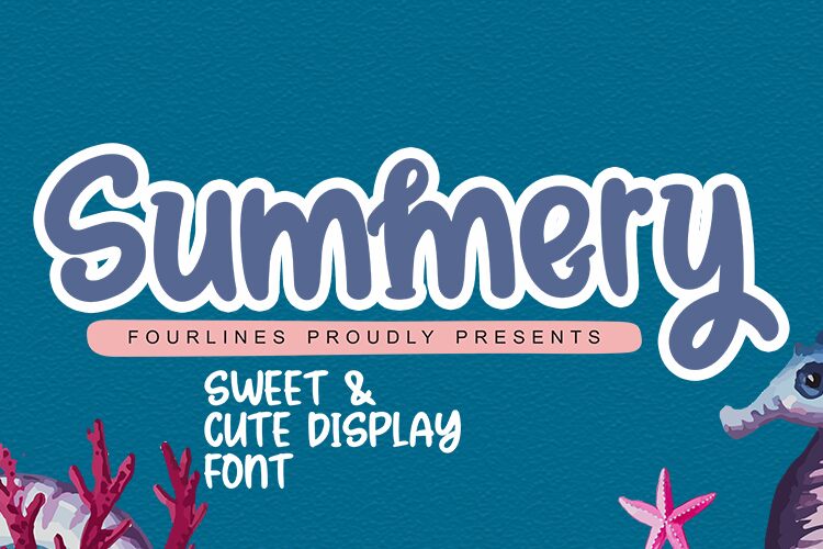 Summery Schriftart