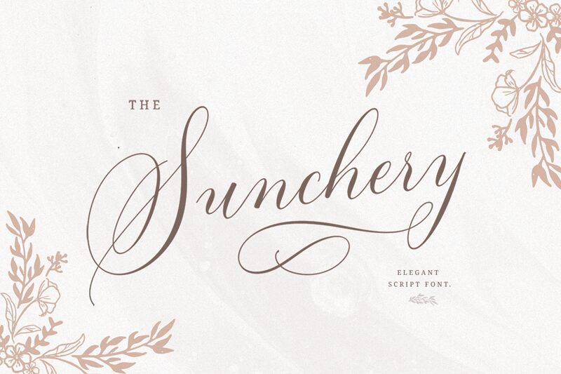 Sunchery Czcionka