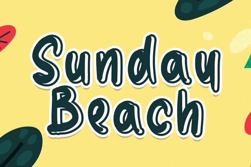 Sunday Beach — フォントの紹介画像