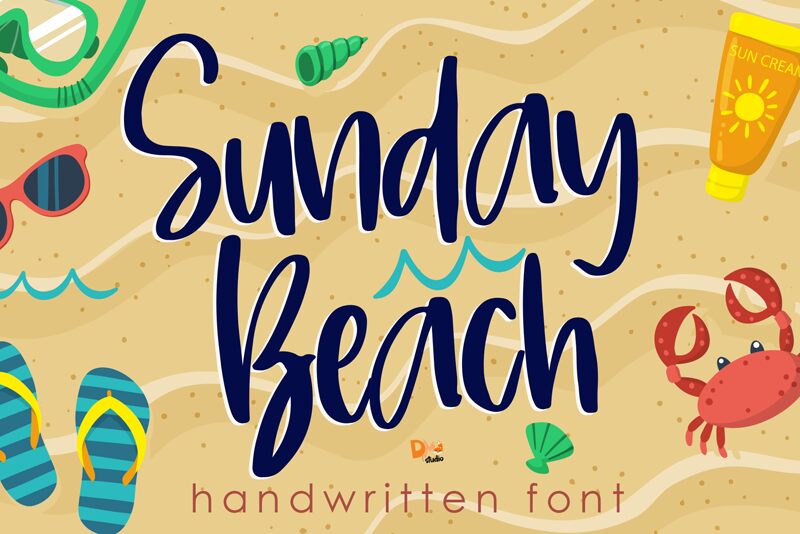 Sunday Beach Schriftart