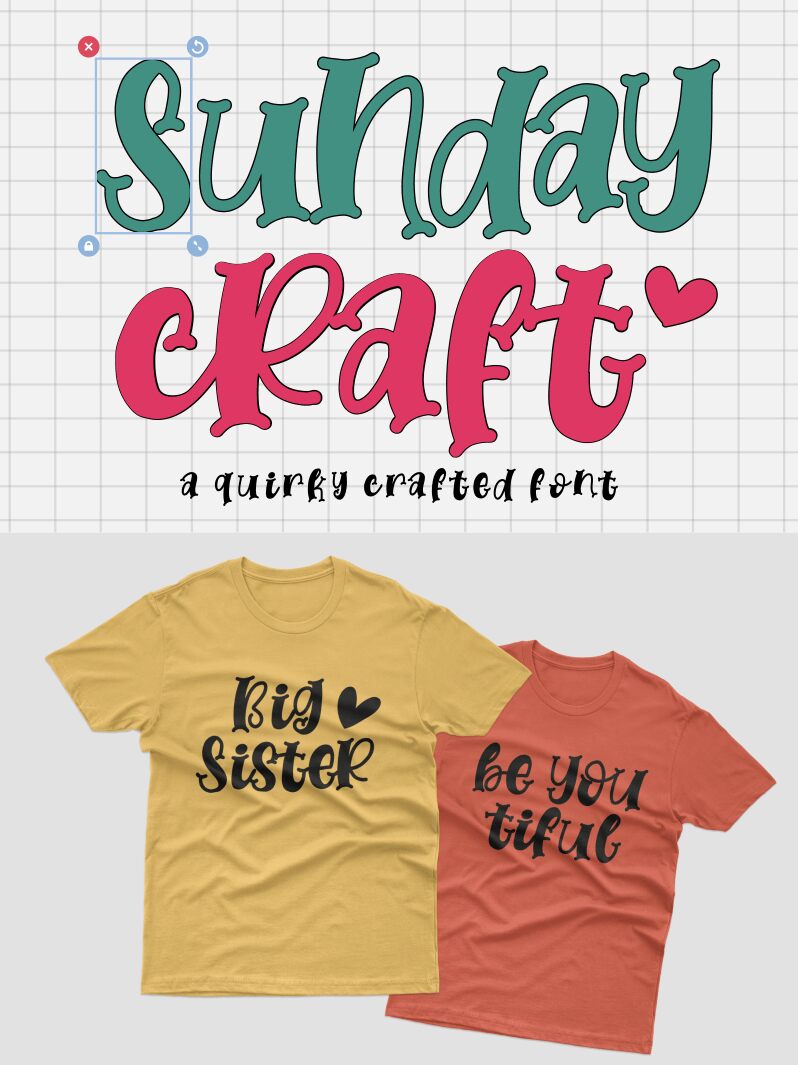 Sunday Craft Schriftart
