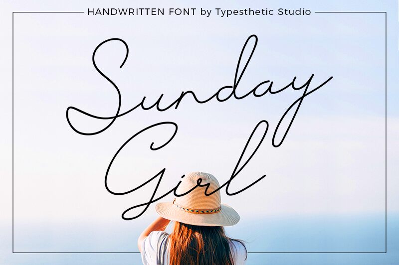 Sunday Girl Schriftart