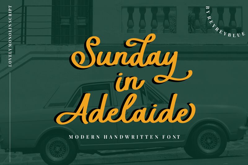 Sunday in Adelaide Czcionka