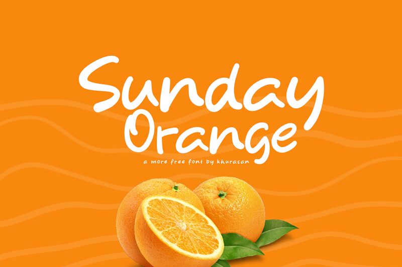 Sunday Orange الخط 