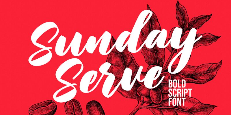 Sunday Serve 字体