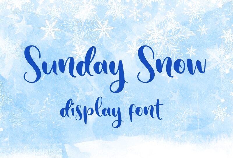 Sunday Snow Czcionka