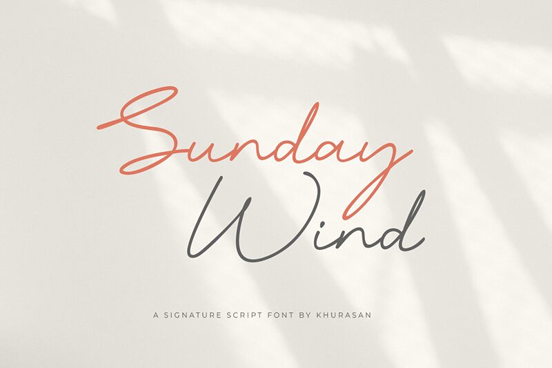 Sunday Wind Fonte