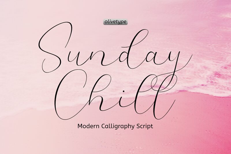 Sunday Chill Schriftart