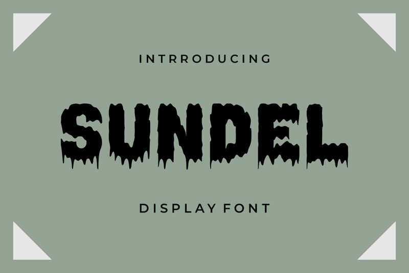 SUNDEL Schriftart