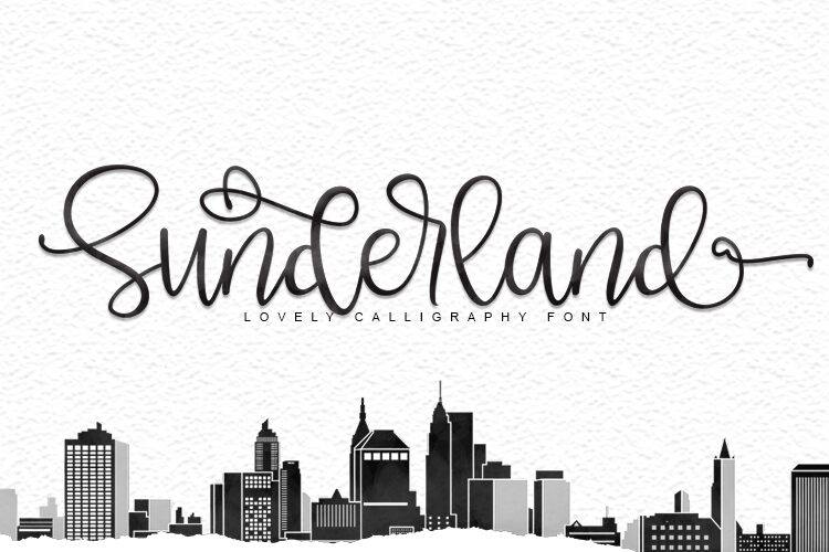 Sunderland Schriftart