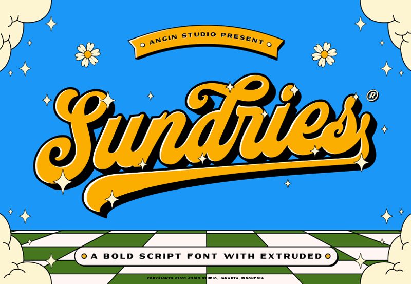 Sundries Script Czcionka