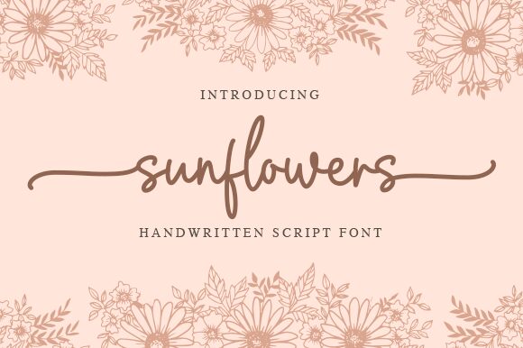 Sunflowers Carattere