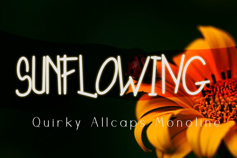 SunFloWiNG Font