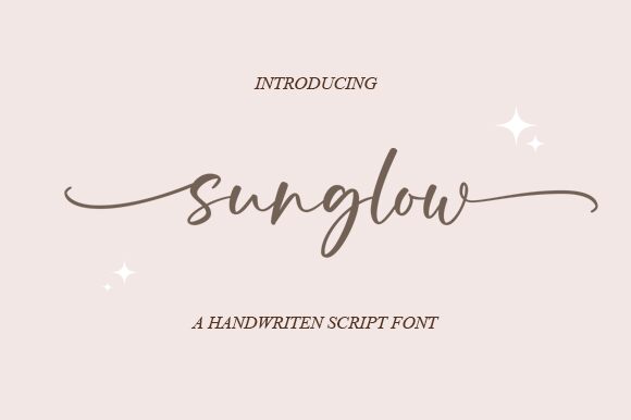 Sunglow Carattere