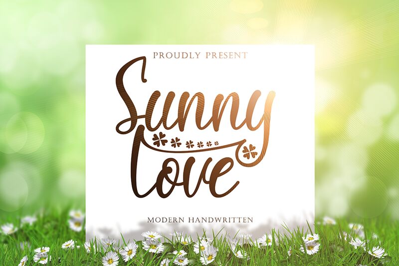 Sunny Love Czcionka