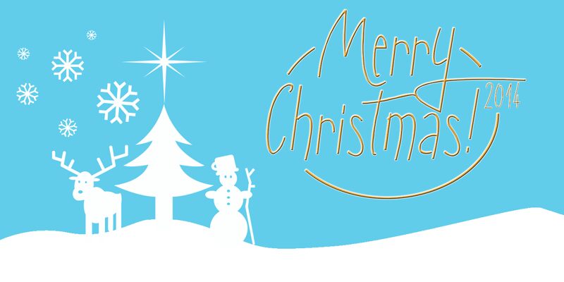 Sunny Merry Christmas Schriftart