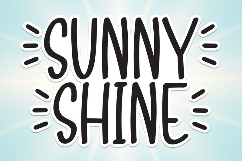 Sunny Shine 字体