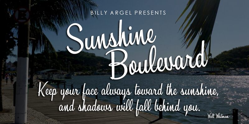 Sunshine Boulevard Schriftart