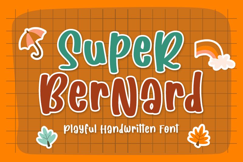 Super Bernard Druh písma