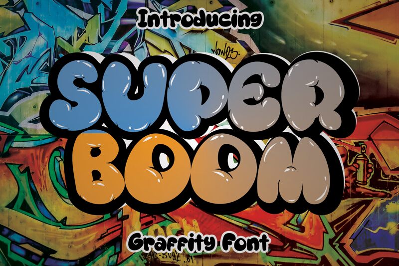 Super Boom Шрифт