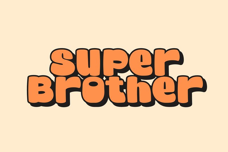 Super Brother Шрифт