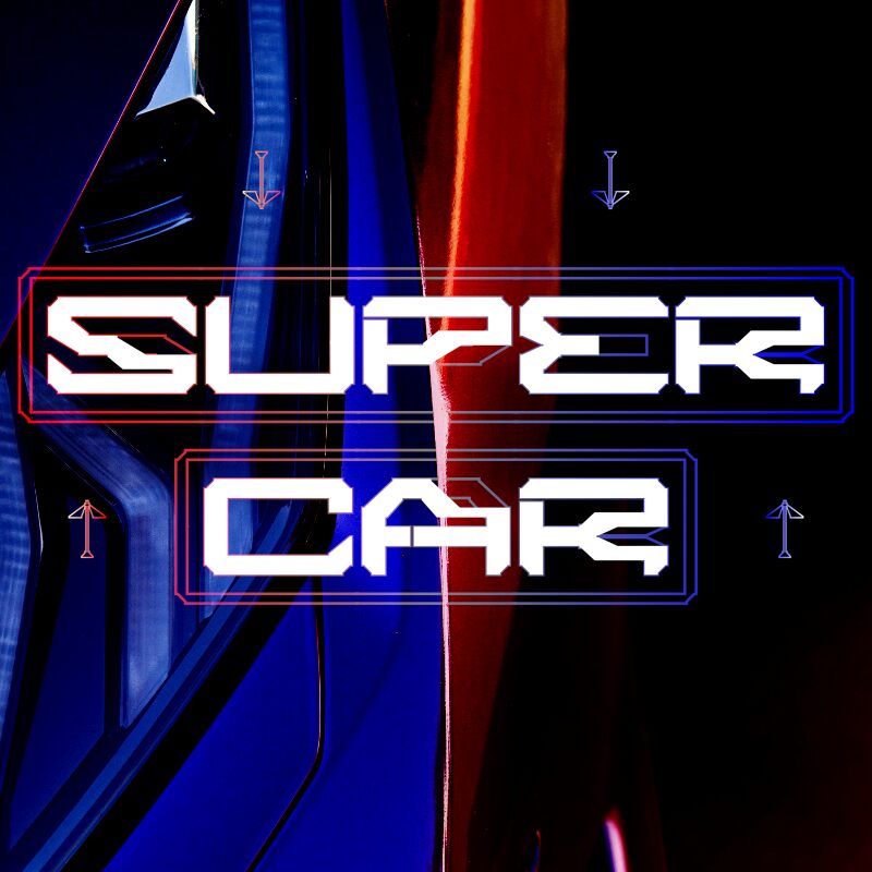 Super Car Schriftart