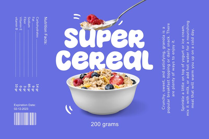 Super Cereal Fonte