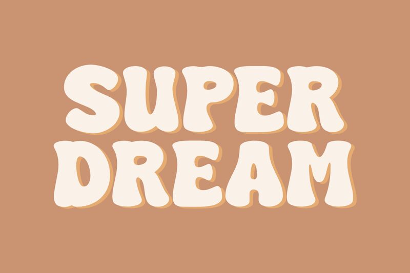 Super Dream Czcionka