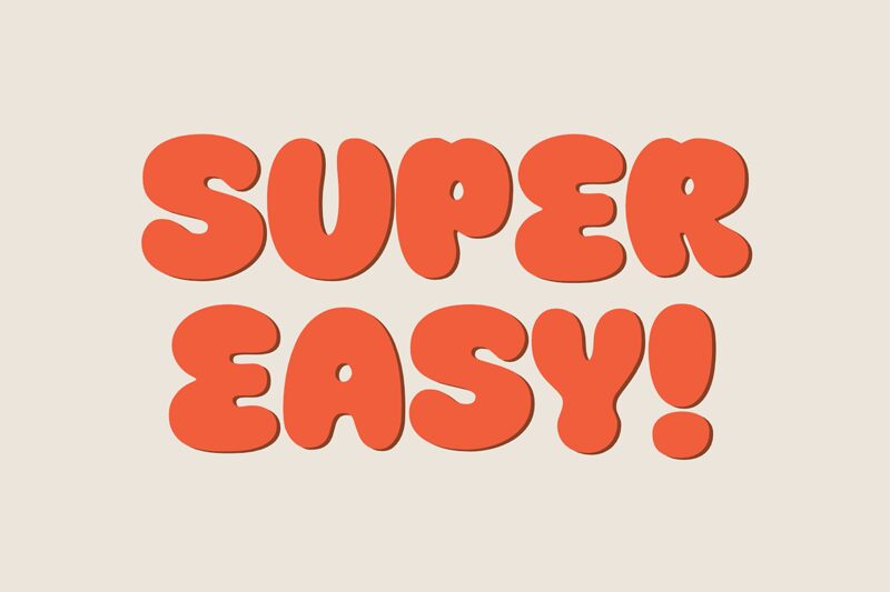 Super Easy Шрифт