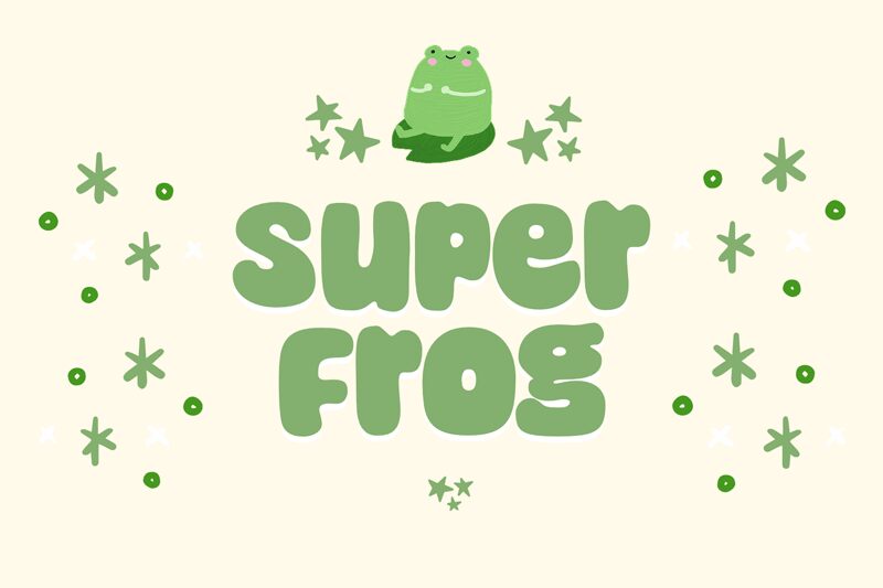 Super Frog Font