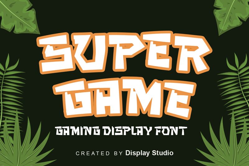 SUPER GAME Schriftart