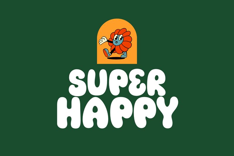 Super Happy Carattere