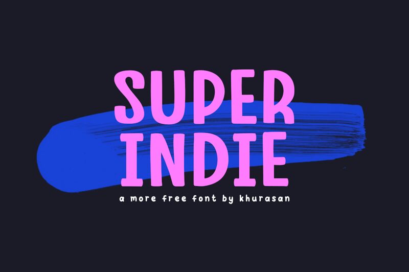 Super Indie Шрифт