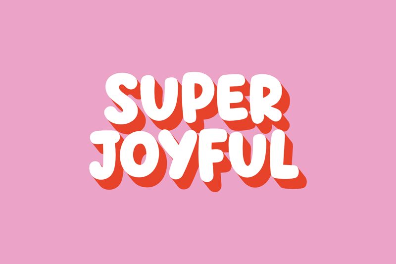Super Joyful Schriftart