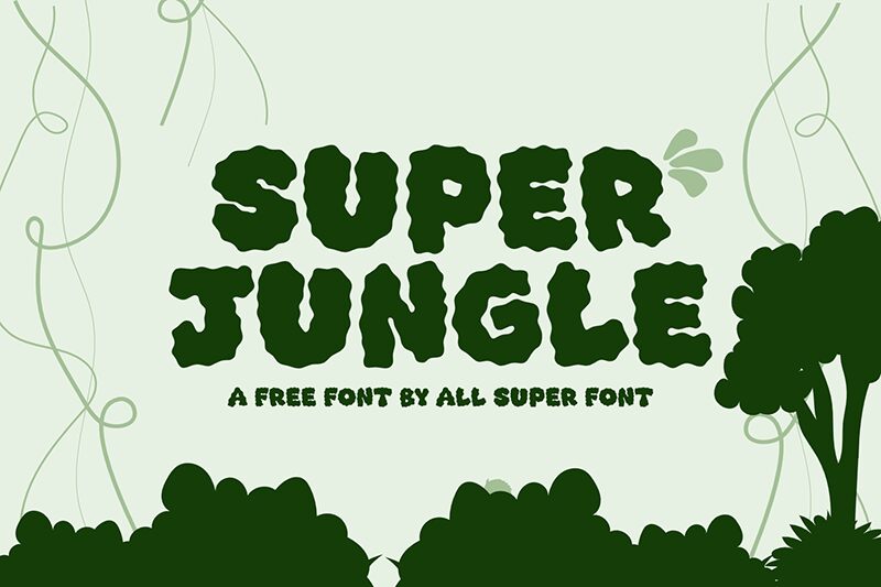 Super Jungle Druh písma