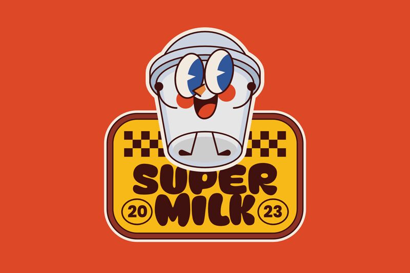 Super Milk Czcionka