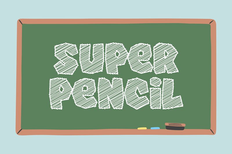 Super Pencil الخط 