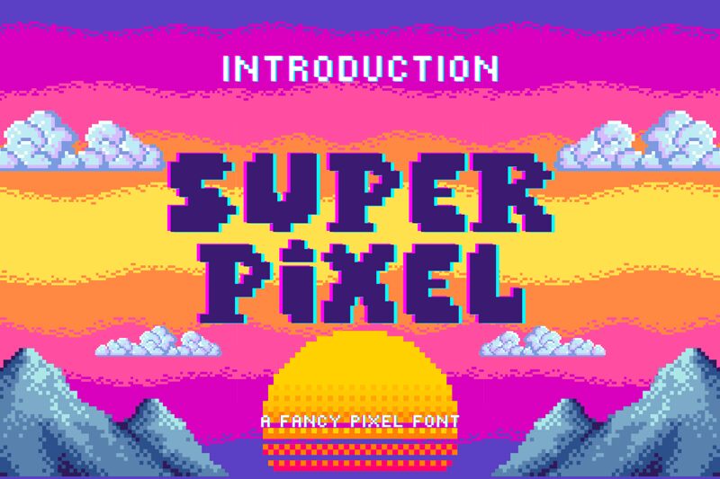 Super Pixel Carattere