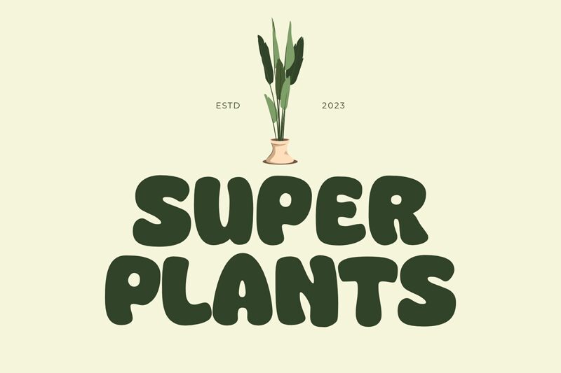Super Plants Шрифт