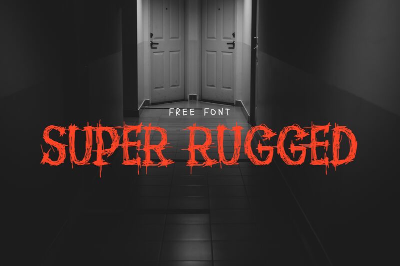 Super Rugged Schriftart
