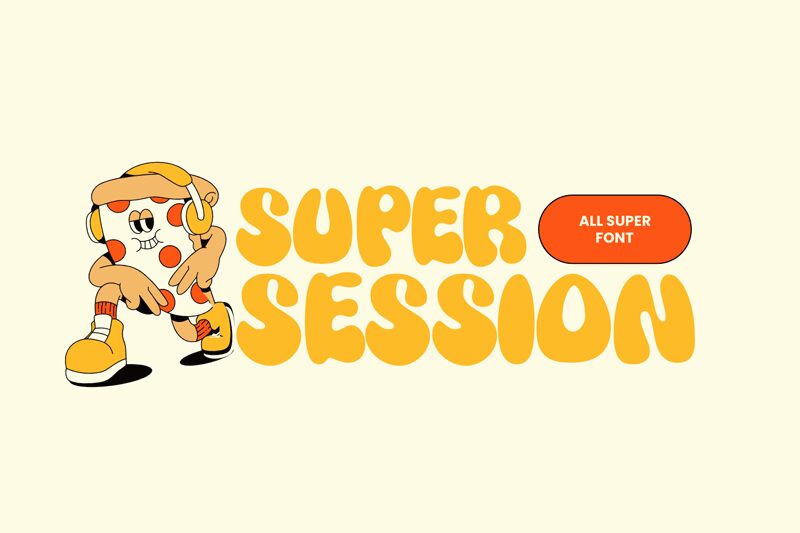 Super Session Czcionka