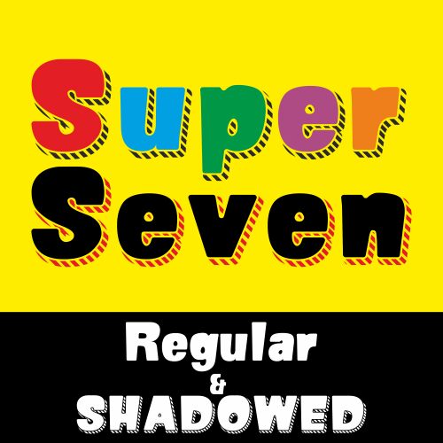 SUPER SEVEN Schriftart