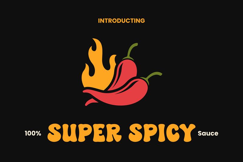 Super Spicy Druh písma