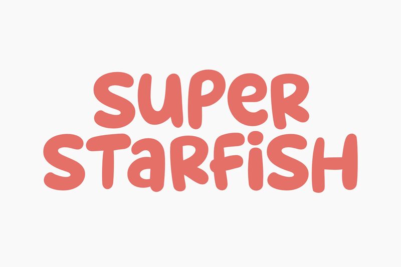 Super Starfish Шрифт
