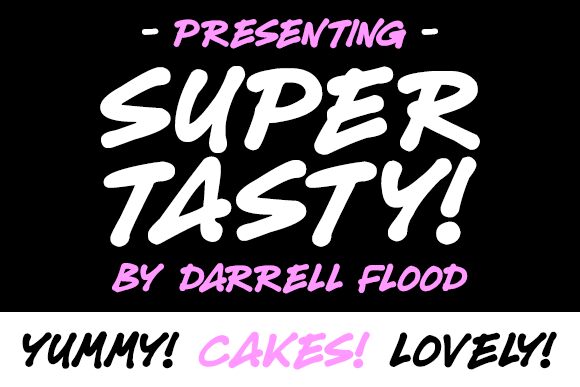 Super Tasty Schriftart