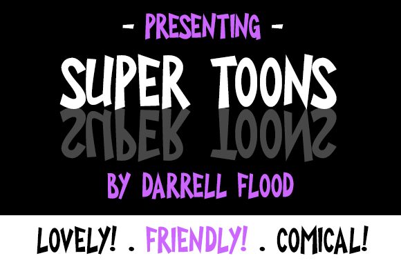 Super Toons Schriftart