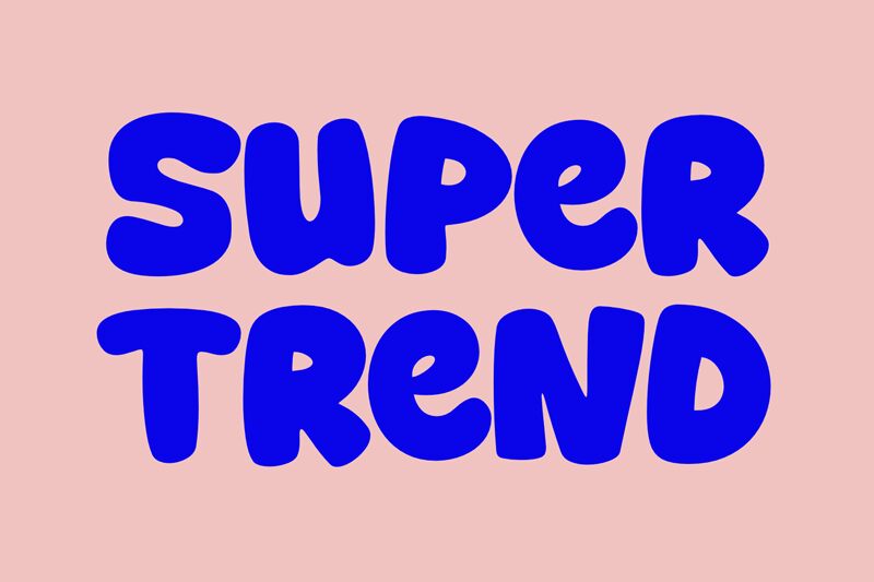 Super Trend Czcionka
