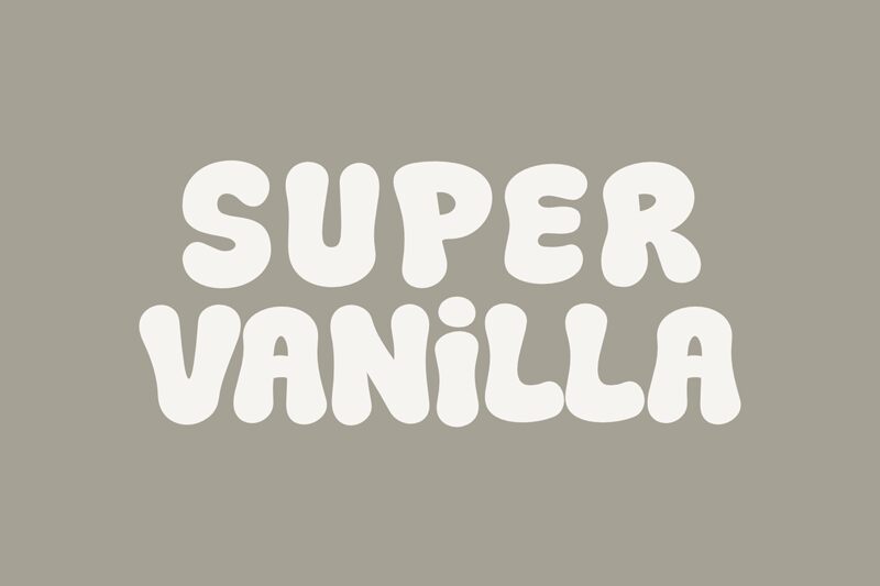 Super Vanilla Czcionka