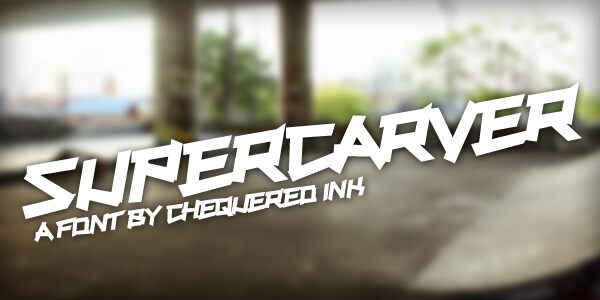 Supercarver Czcionka